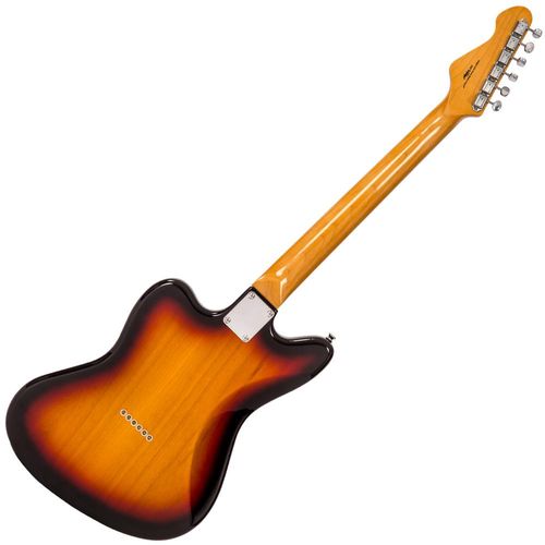 זוית נוספת Vintage V65 ReIssued Hard Tail Electric Guitar ~ Tobacco Sunburst