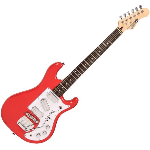 זוית נוספת Rapier 33 Electric Guitar ~ Fiesta Red