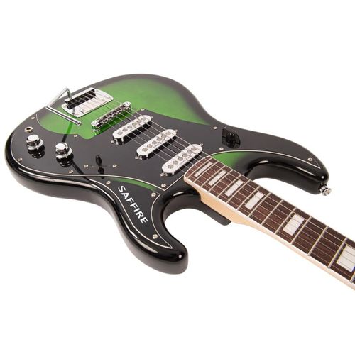 זוית נוספת Rapier Saffire Electric Guitar ~ Greenburst