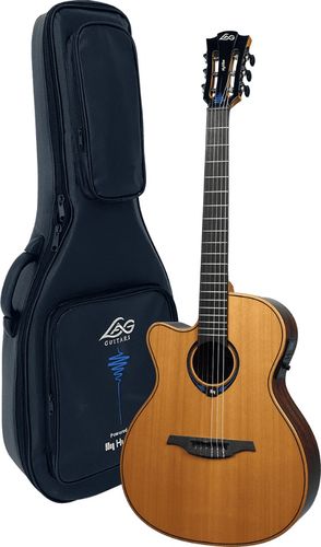 זוית נוספת LAG GUITARS HYVIBE 15 - TNLHV15ACE Smart Guitar 