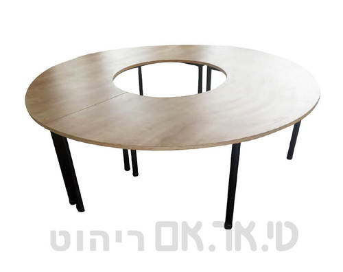 שולחן קשת בעיגול רחב