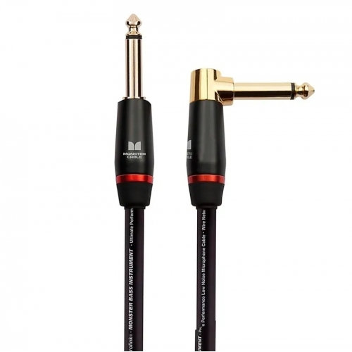כבל 3.6 מ' פלג זוית Monster® Prolink Bass Right Angle to Straightt 12ft PL-PL