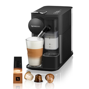 מכונת קפה ומקציף חלב מובנה NESPRESSO Lattissima One בצבע שחור