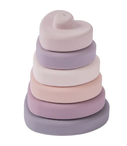 מגדל בניה 6 קומות מסיליקון - קשת צבעים לב