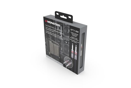 כבל 1.8 מ' לרמקול Monster® Prolink Classic Speaker Cable Straight to Straight 6ft PL-PL