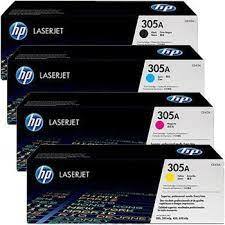 סט 4 טונרים מקוריים HP CE410A/411/412/413A