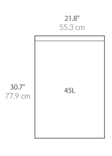 מארז שנתי 360 שקיות מסוג M לפח 45 ל' סימפליומן | Simplehuman 