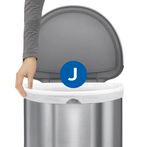 20 שקיות מסוג J לפח 30-45 ל' סימפליומן | Simplehuman 