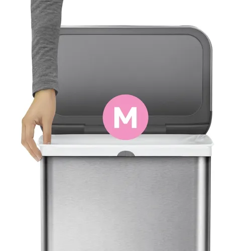 60 שקיות מסוג M לפח 45 ל' סימפליומן | Simplehuman 