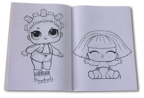 חוברת צביעה מסדרת לול רוק