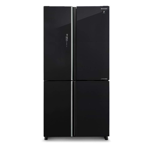 מקרר 4 דלתות זכוכית שחורה דגם Sharp sj-ffs89-BK