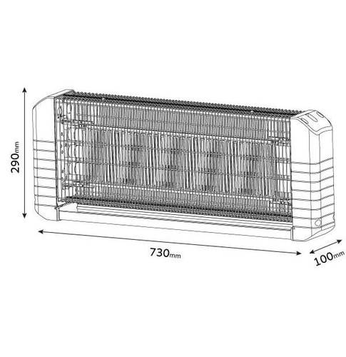 קטלן יתושים Terminator 60W OM-IK219-3x20W Omega