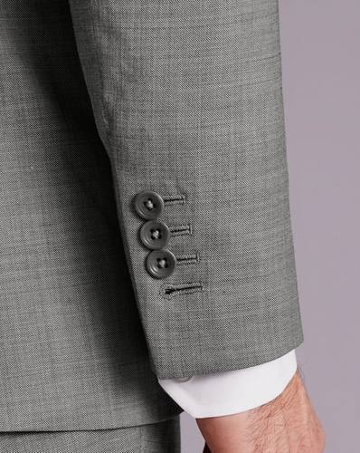 חליפה סלים פיט אפור בהיר -Light grey slim fit sharkskin