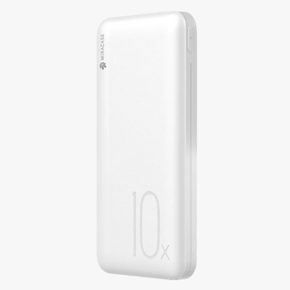 מטען נייד MIRACASE 10000mAh MPB10PD 22.5W לבן