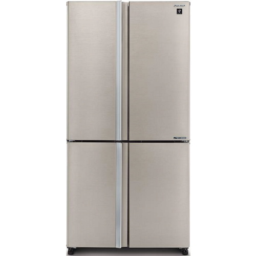 מקרר ‏מקפיא תחתון 4 דלתות Sharp SJ-FERN87V-BS  נירוסטה