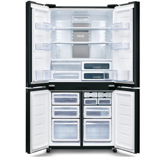 מקרר ‏מקפיא תחתון 4 דלתות Sharp SJ-FERN87V-BS  נירוסטה