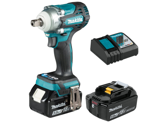  מפתח אימפקט DTW301RGE 18V עם 2 סוללות 6AH+ומטען MAKITA 