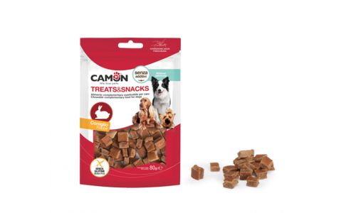 קמון קוביות ארנב לכלב חטיף איכותי