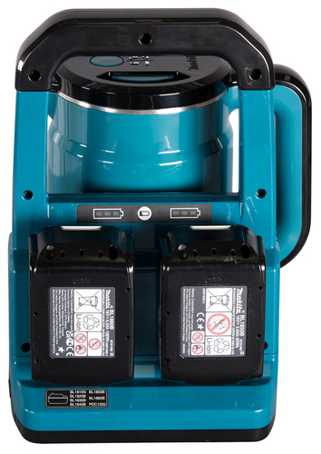 קומקום נטען נייד 0.8 ליטר - MAKITA DKT360Z 18Vx2