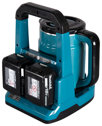 קומקום נטען נייד 0.8 ליטר - MAKITA DKT360Z 18Vx2