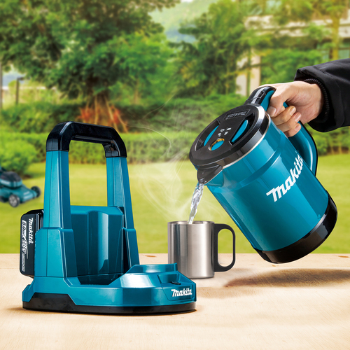 קומקום נטען נייד 0.8 ליטר - MAKITA DKT360Z 18Vx2