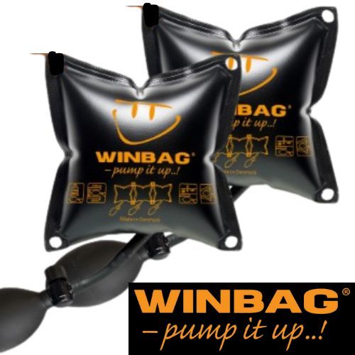 2 כריות מתנפחות winbag original להרמת זכוכית ומשקלים, עד 135 ק