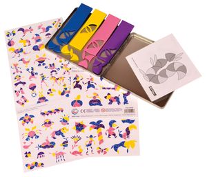 ערכת משחק במגנטים מספוג לבית ולטיולים iOTOBO באריזת פח רב פעמית - טוקאן