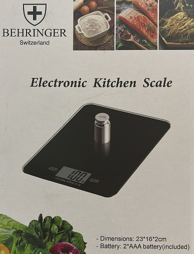 משקל מטבח דיגיטלי Behringer Kitchen Scale