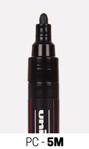 טוש אקרילי פוסקה POSCA PC- 5M (מגוון צבעים)