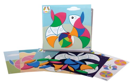 ערכת משחק 28 מגנטים מספוג iOTOBO - בייסיק 3+