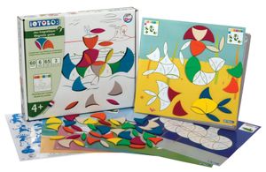 ערכת משחק 60 מגנטים מספוג iOTOBO - בייסיק 4+