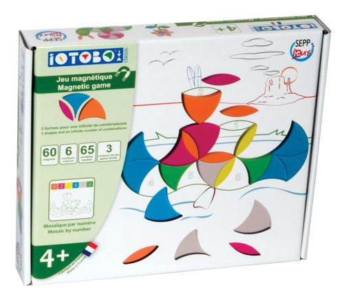 ערכת משחק 60 מגנטים מספוג iOTOBO - בייסיק 4+