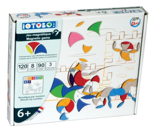 ערכת משחק 60 מגנטים מספוג iOTOBO - בייסיק 6+