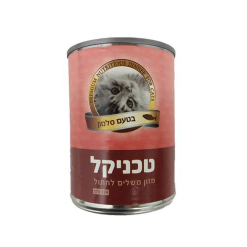 שימורי סלמון לחתול טכניקל 374 גרם
