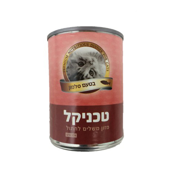 שימורי סלמון לחתול טכניקל 374 גרם