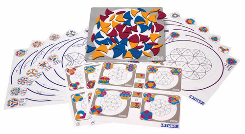 ערכת משחק 60 מגנטים מספוג iOTOBO - מנדלה