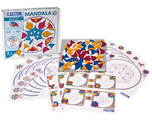 ערכת משחק 60 מגנטים מספוג iOTOBO - מנדלה