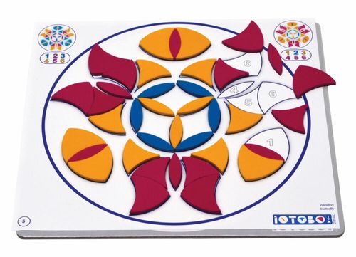 ערכת משחק 60 מגנטים מספוג iOTOBO - מנדלה