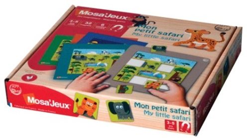 ערכת 6 פאזלים מגנטיים - הספארי שלי