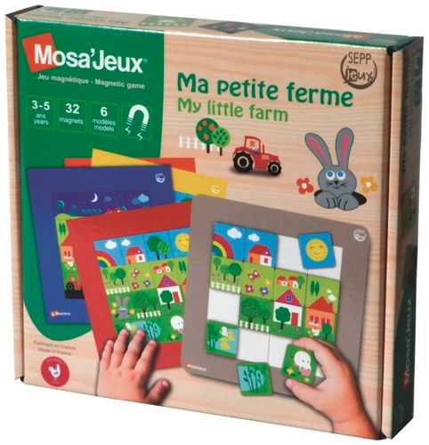 ערכת 6 פאזלים מגנטיים - החווה שלי