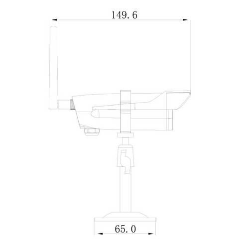 מצלמת אבטחה IP רשת חיצונית  PROVISION WP-818