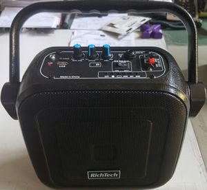 בידורית בלוטוס ניידת ריצטק דגם : RICHTECH RT-52 כוללת 2 מיקרופונים !