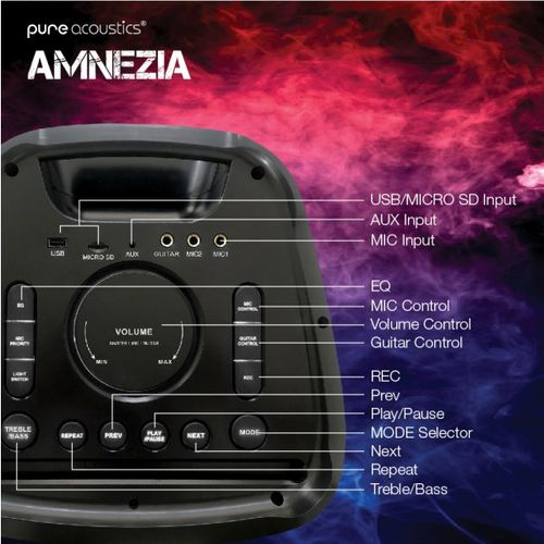 בידורית קריוקי עוצמתית ואיכותית דגם Amnezia מבית Pure Acoustics