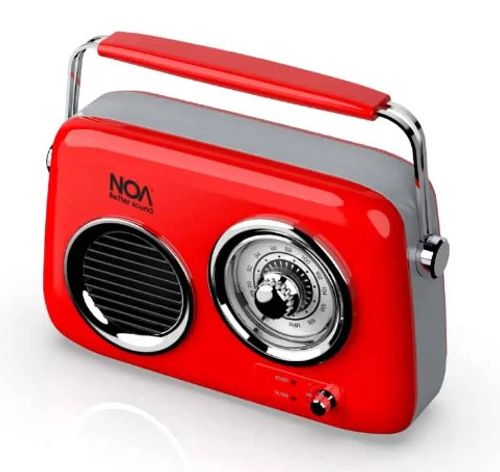 רדיו משולב רמקול Bluetooth מעוצב בסגנון רטרו – NOA RETRO במלאי מידי כל הצבעים