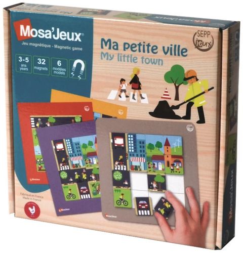 ערכת 6 פאזלים מגנטיים - העיר שלי