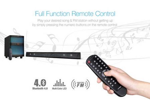 רמקול אלחוטי מקרן קול סאונד בר עם סאב FENDA T-200X Soundbar & Subwoofer