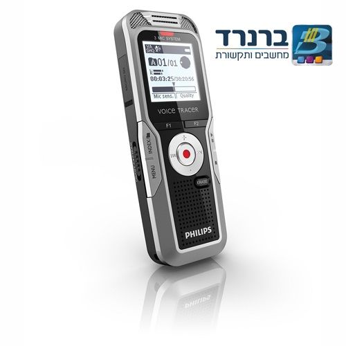 טייפ מנהלים איכותי 4GB עם אוזניות ונרתיק נשיאה Philips DVT5000