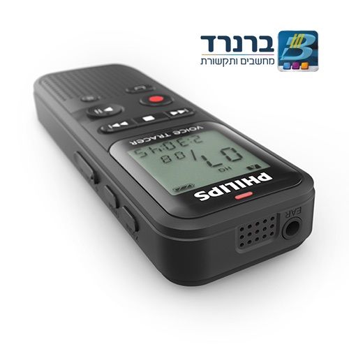טייפ מנהלים דיגיטלי 4GB קומפקטי ונוח Philips DVT1150