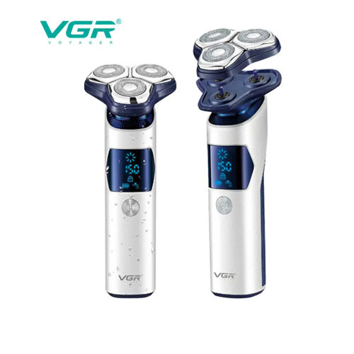 מכונת גילוח נטענת עם צג דיגיטלית VGR V328