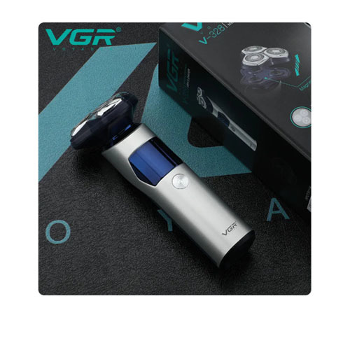 מכונת גילוח נטענת עם צג דיגיטלית VGR V328